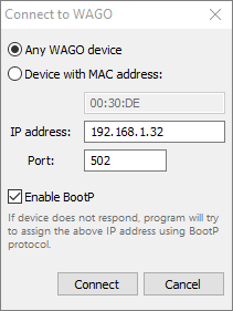WAGO connect