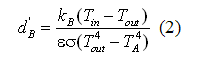 brick thickness formula
