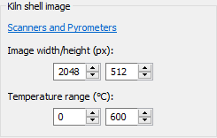kiln infrared image configuration