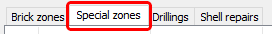 special zones tab